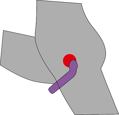 Фиолетовый вибростимулятор унисекс Orion G+P Spot Lover 05871840000 (16 см)