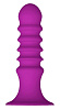 Фиолетовый ребристый анальный стимулятор Dream Toys RIBBED PLUG 21444 (13,5 см)
