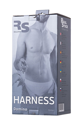 Чёрные трусики для страпона ToyFa Domino 972008