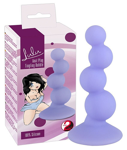 Сиреневый анальный стимулятор Orion Lulu 0508217 (11 см)