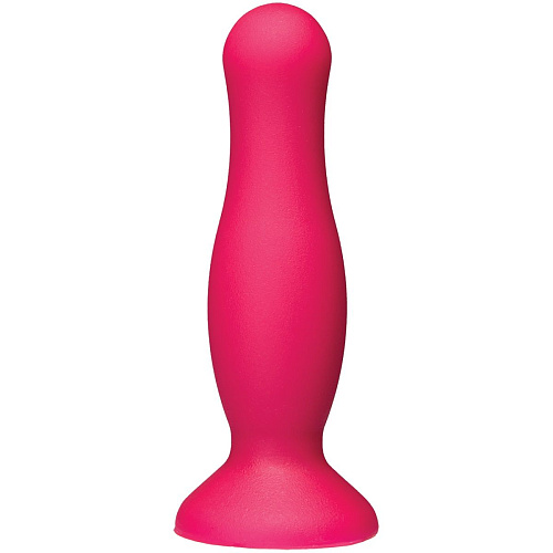 Розовая анальная пробка Doc Johnson Mode 4 Anal Plug 0500-01-BX (10,16 см)