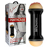 Двусторонний мастурбатор телесного цвета Topco Sales Penthouse Double-Sided Stroker Adrianna Luna 1091344