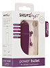 Фиолетовая вибропуля Shots Media BV Power Bullet SHT028PUR (6,2 см)