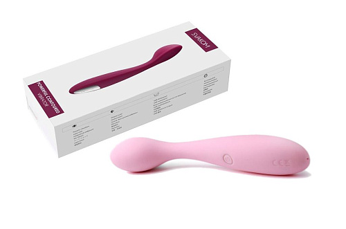 Нежно-розовый клиторальный вибратор Svakom Keri Pale Pink SG-01-PNK (17 см)