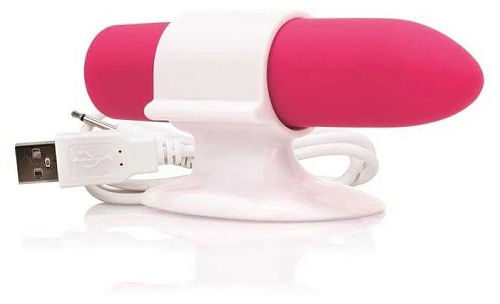 Гладкий мини-вибратор Screaming O Charged Positive APV-101 (10 см)