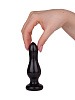 Чёрная анальная пробка LOVETOY (А-Полимер) MAGNUM 12 421200 (12 см)