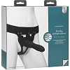 Чёрный полый страпон с креплением Doc Johnson Body Extensions BE Strong 800-07-BX (19,05 см)
