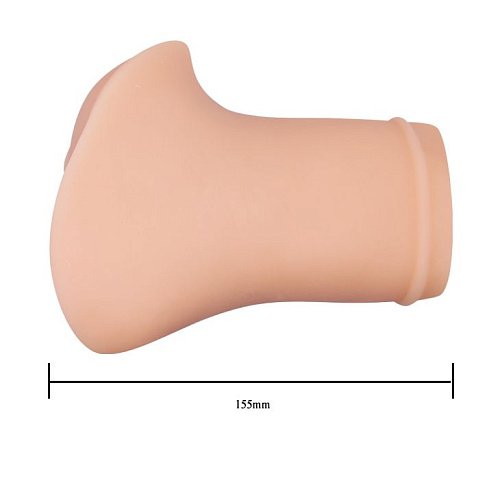 Вагина с вибрацией телесного цвета Baile «Шанхайский Цветок» BM-009145