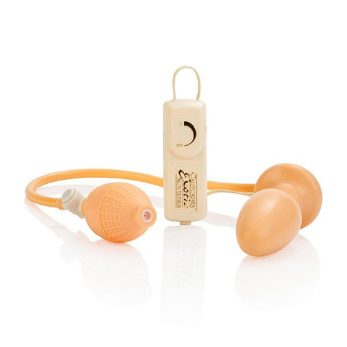 Телесный вибрирующий плаг с расширением California Exotic Novelties THE SWELL GUY SE-0406-01-3 (10 см)