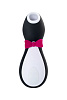 Чёрно-белый вакуум-волновой бесконтактный стимулятор клитора Satisfyer Pro Penguin Next Generation J2018-8N-P