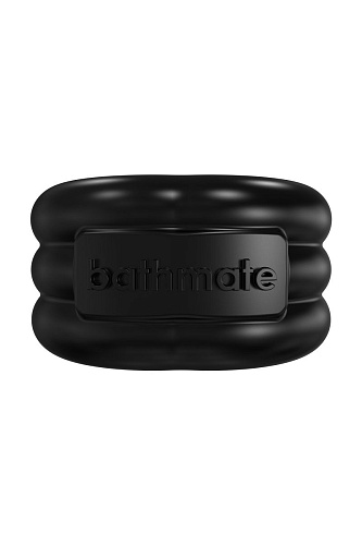 Чёрное эрекционное виброкольцо Bathmate Stretch BM-CR-ST