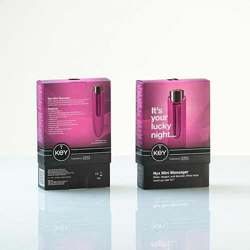 Розовый минивибромассажёр Jopen Nyx JO-8045-00-3