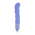 Голубой гнущийся вибратор California Exotic Novelties 10-Function Silicone Pleasure Bendie Wavy G s SE-0868-55-3 (17,8 см)
