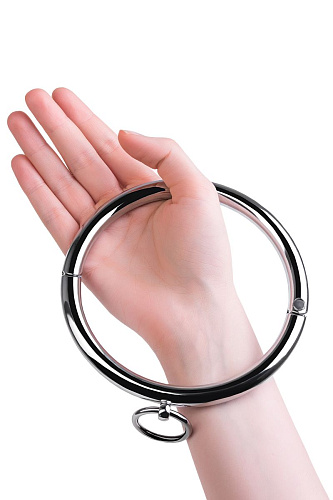 Металлический ошейник с кольцом и ключиком ToyFa 717181-S