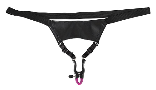 Чёрные трусы со встроенным зажимом для клитора Orion Clit-Slip 0523356 (размер S-M-L)