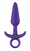 Фиолетовая анальная пробка с держателем NS Novelties INYA Prince Medium NSN-0551-45 (13 см)