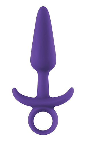 Фиолетовая анальная пробка с держателем NS Novelties INYA Prince Medium NSN-0551-45 (13 см)