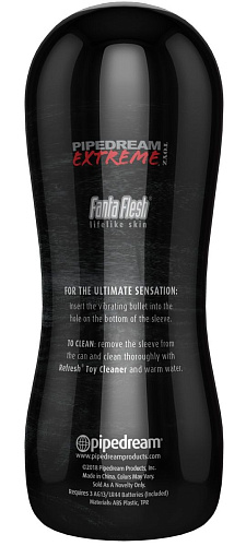 Телесный вибромастурбатор-анус в тубе Pipedream Vibrating Anal Stroker RD522