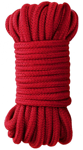 Красная веревка для бондажа Shots Media BV Japanese Rope OU270RED