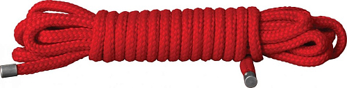 Красная веревка для связывания Shots Media BV Japanese Rope OU042RED
