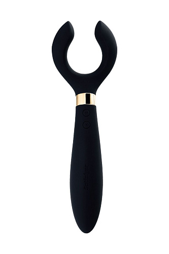 Чёрный вибромассажёр для пар Satisfyer Partner Multifun 3 J2018-40-BLACK