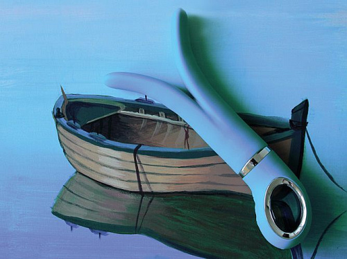 Голубой анатомический вибромассажёр Fun Toys Gvibe 2 FT10097 (18 см)