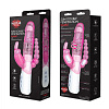 Хай-тек вибратор для тройной стимуляции розового цвета Hustler HT-R7