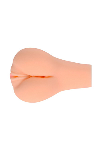 Мастурбатор-вагина телесного цвета с двумя любовными отверстиями Xise XS-MA60010