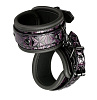 Фиолетово-чёрные наручи Dream Toys BLAZE HANDCUFF PURPLE 21269
