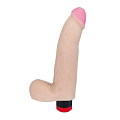 Реалистичный вибратор из неоскин телесного цвета LOVETOY (А-Полимер) 802900 (19,5 см)