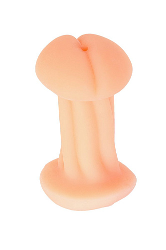 Надувная телесного цвета секс-кукла брюнетка с реалистичной головой ToyFa 117017