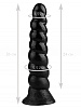 Чёрная винтообразная анальная втулка Сумерки богов 1015-37 BX DD (26 см)