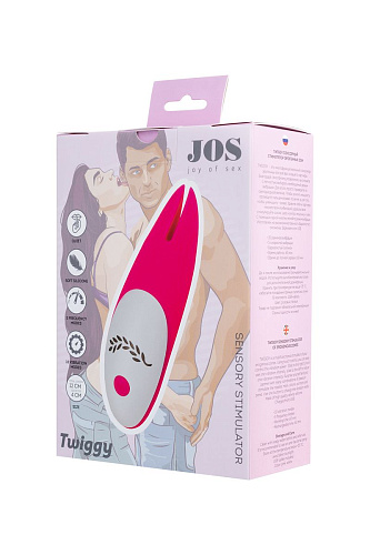 Розовый вибромассажёр JOS Twiggy 782029