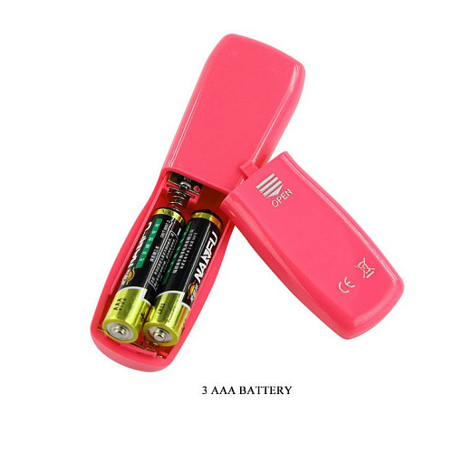 Вибрирующие вагинальные шарики розового цвета Baile BI-014036А-0101S