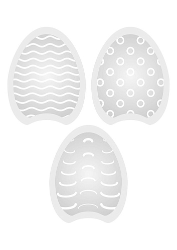 Набор из 6 мини-мастурбаторов красного цвета Toy Joy Super Stroker Mix Pack 3000013514