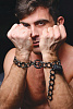 Металлические цепи-оковы с замком XR Brands Locking Chain Cuffs TF2354