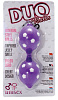 Фиолетовые вагинальные шарики Seven Creations DUO BALLS 05-128PUSC
