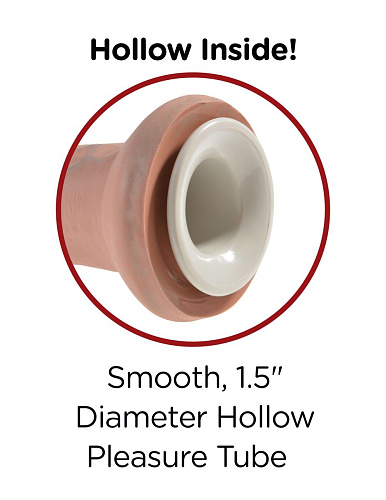 Кофейный поясной страпон Pipedream Strap-On Harness with 9 Uncut Hollow Cock PD5647-22 (25,4 см)