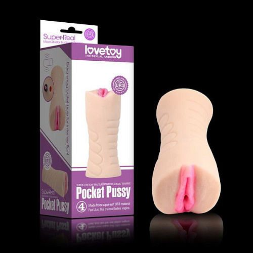 Мастурбатор телесного цвета Lovetoy Pocket Pussy 3600504
