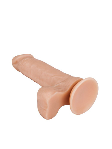 Реалистичный имитатор члена телесного цвета на присоске Сумерки богов №2 101-02 BX DD (16 см)