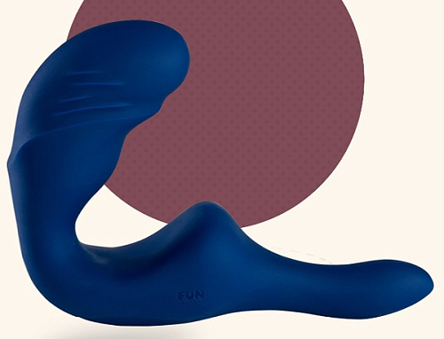 Безремневой синий страпон Fun Factory Share XS 25151