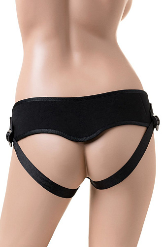 Поясной супергигант телесного цвета на присоске LOVETOY (А-Полимер) 538900 (24,5 см)