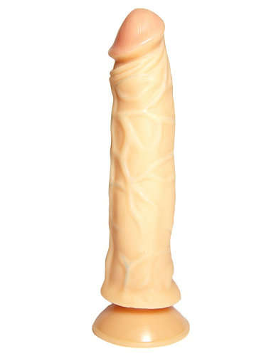Телесный фаллоимитатор-реалистик с присоской Сумерки богов №9 201-09 BX DD (19,5 см)