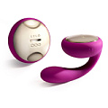 Лиловый вибромассажёр для пар Lelo Ida Deep Rose LEL7442