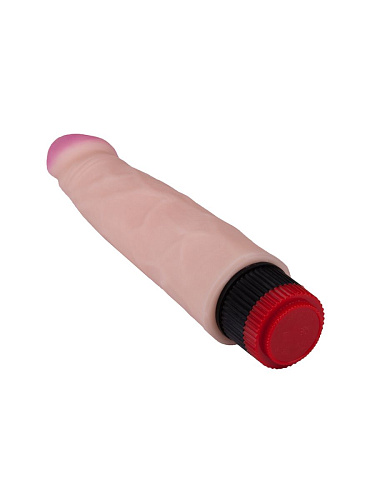 Вибромассажёр со встроенным пультом телесного цвета LOVETOY (А-Полимер) 808400 (18,5 см)