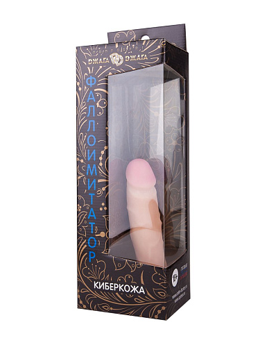 Телесный реалистичный фаллоимитатор с присоской Сумерки богов №76 3201-76 BX DD (17 см)