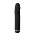 Чёрный водонепроницаемый вибратор Dream Toys PURRFECT SILICONE DELUXE 7.5INCH 21295 (19 см)