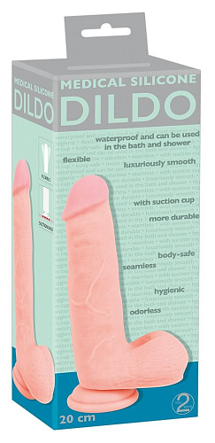 Телесный фаллоимитатор Orion Medical Silicone Dildo 05266810000 (20 см)