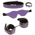 БДСМ-набор X-Play Purple Pleasure из 4 предметов Allure Lingerie 2021