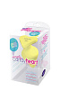 Жёлтая анальная пробка с сердечком в основании Blush Novelties NAUGHTY CANDY HEART SPANK ME BL-95630 (8,8 см)